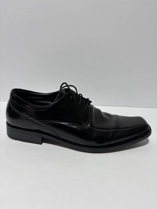Stacy Adams Men’s Canton Black Leather Oxford, Size 10 Wide main image 7
